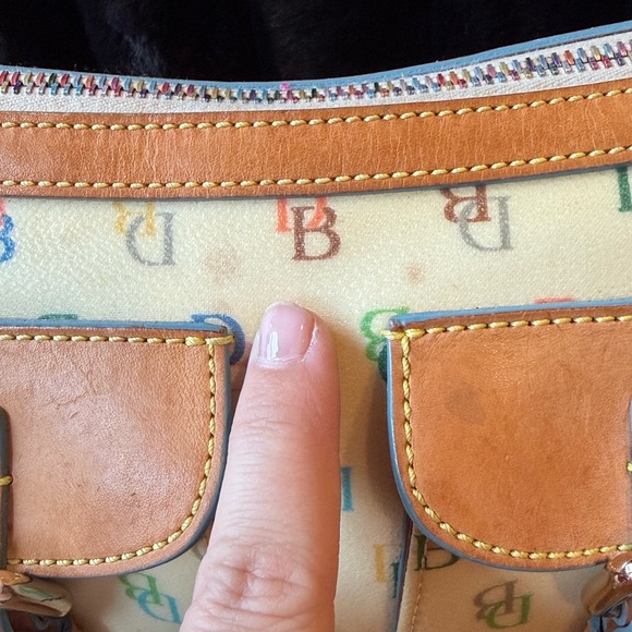 Multi color leather vintage Dooney & Bourke Y2K - Picture 2 of 16
